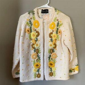 Vintage Vic & Vic Haute Couture wool sweater